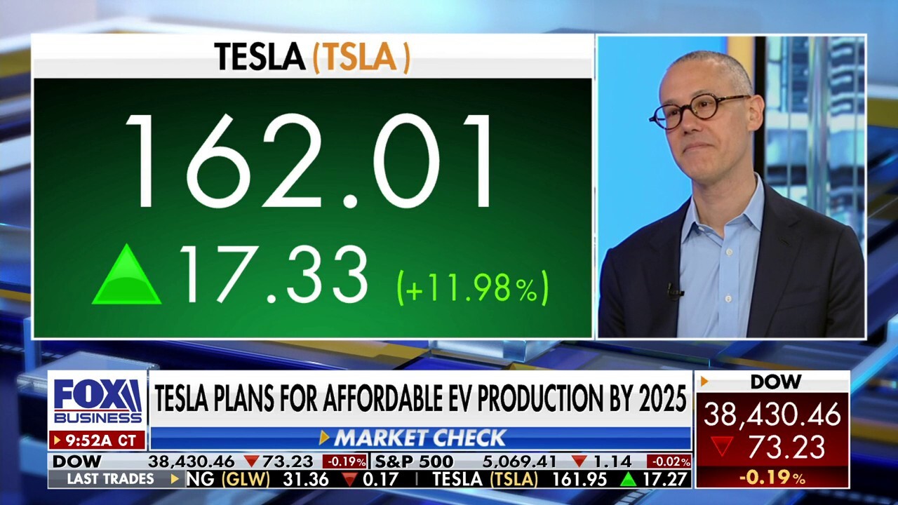 Tsai Capital CIO and President Christopher Tsai discusses Tesla's surge in the markets and the plans for a robo taxi.