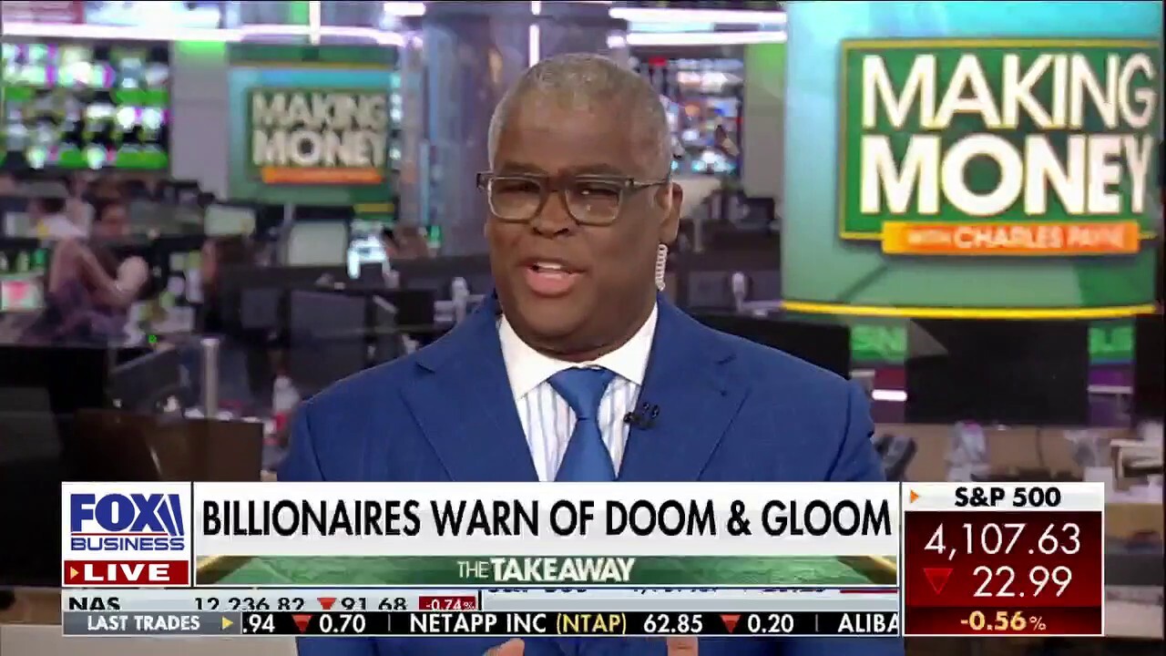 FOX Business host Charles Payne reacts to warnings of doom and gloom from billionaires on 'Making Money.'