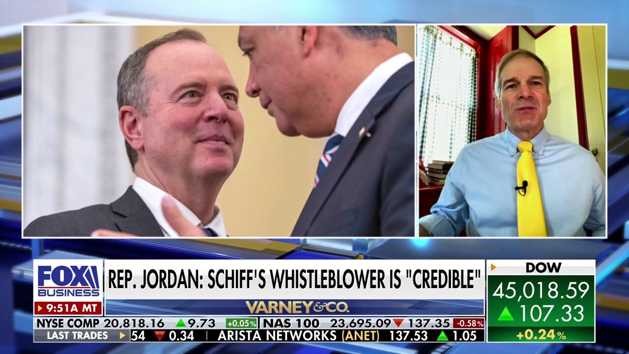 Rep. Jim Jordan alleges Schiff attempted to ‘undermine Trump’ amid new details from whistleblower