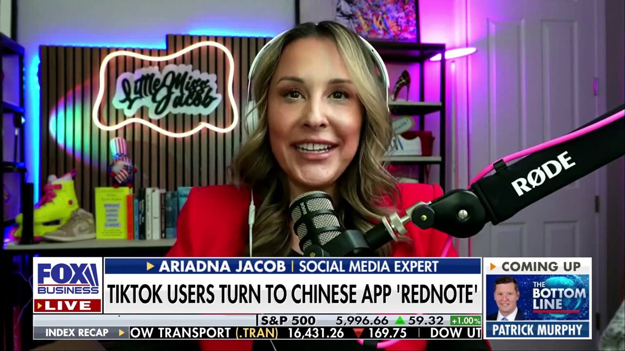 Social media expert Ariadna Jacob discusses how TikTok users are turning to a Chinese app, ‘Rednote,’ in response to the ruling on ‘The Bottom Line.’