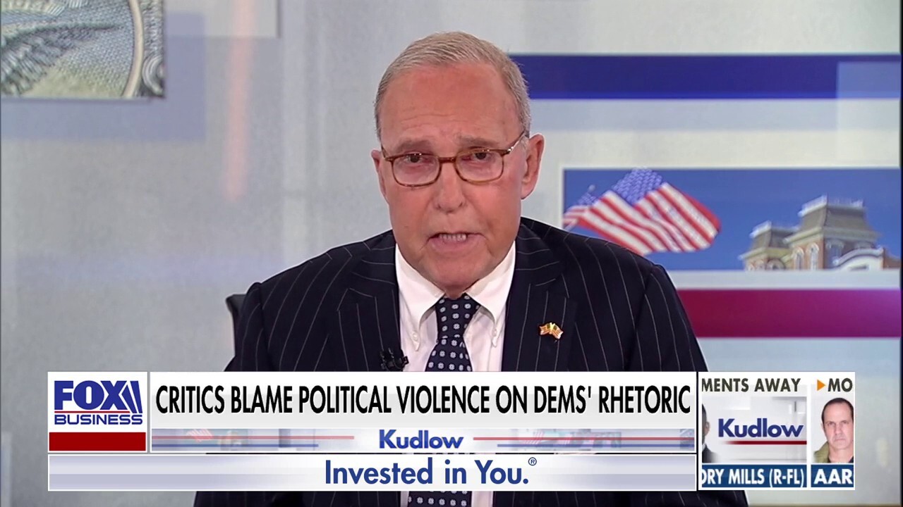 FOX Business host Larry Kudlow calls out 'extremist rhetoric' against former President Trump after the second alleged attempt on his life on 'Kudlow.'