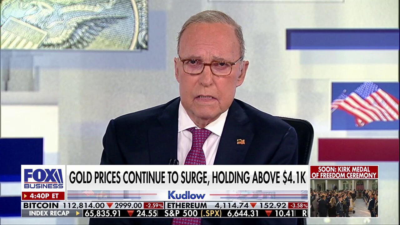 Kudlow: China and its allies 'bought a lot of gold this year'
