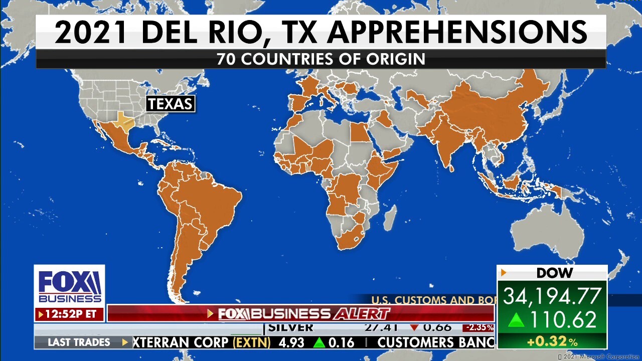 Migrants from 70+ countries crossed southern border illegally