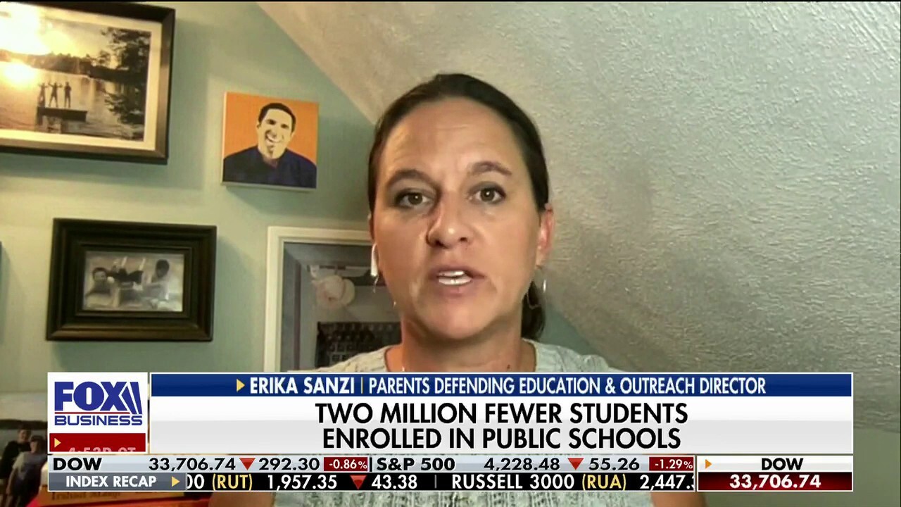Parents Defending Education director of outreach Erika Sanzi discusses the ongoing battle between teachers unions and parents on 'Fox Business Tonight.'