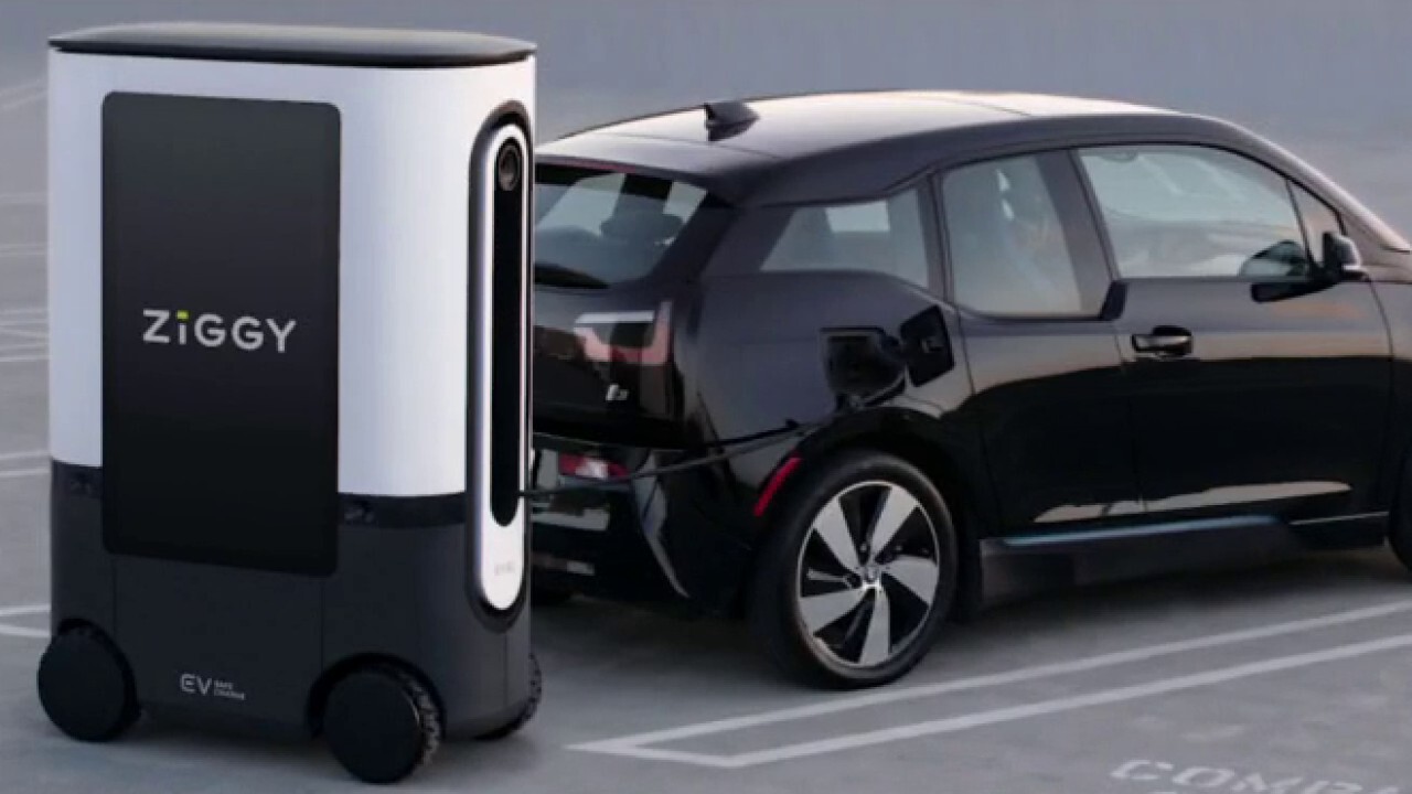 ZIGGY: The EV charging robot that rolls to you
