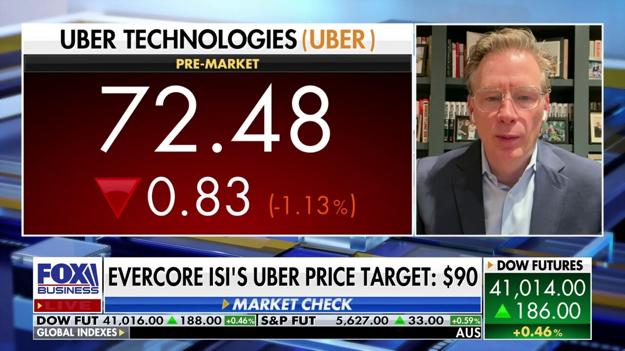 Evercore ISI senior managing director Mark Mahaney discusses Uber shares, the impact of robotaxis and autonomous vehicles on ridesharing, and why he likes Duolingo.