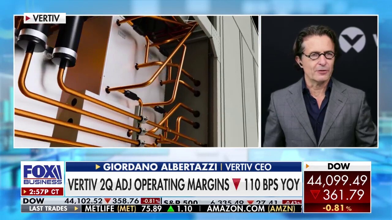 Vertiv CEO Giordano Albertazzi discusses AI power companies on 'The Claman Countdown.'