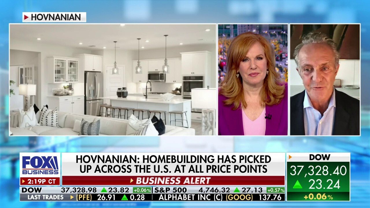 The housing market is 'picking up steam': Ara Hovnanian