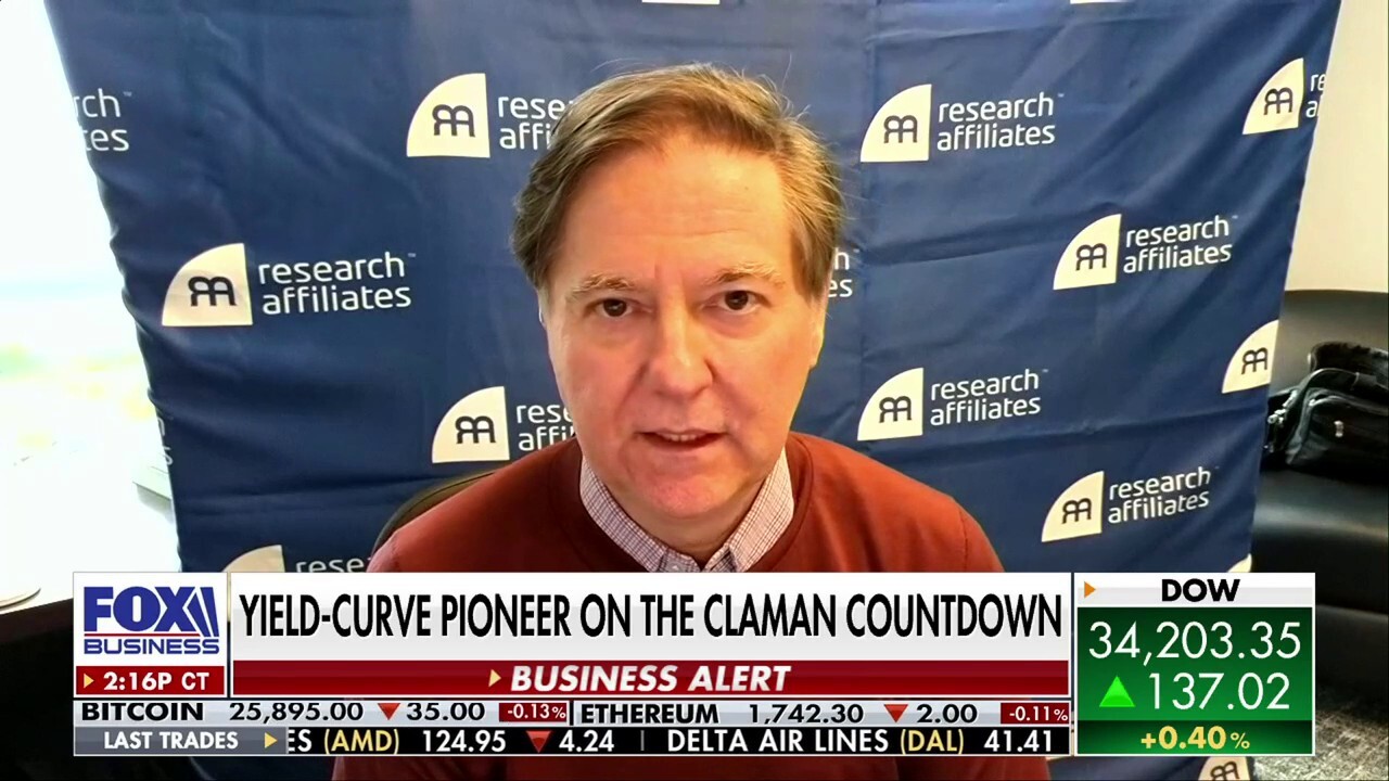 Duke University finance professor Campbell Harvey says the inverted yield curve is screaming a hard landing on 'The Claman Countdown.'