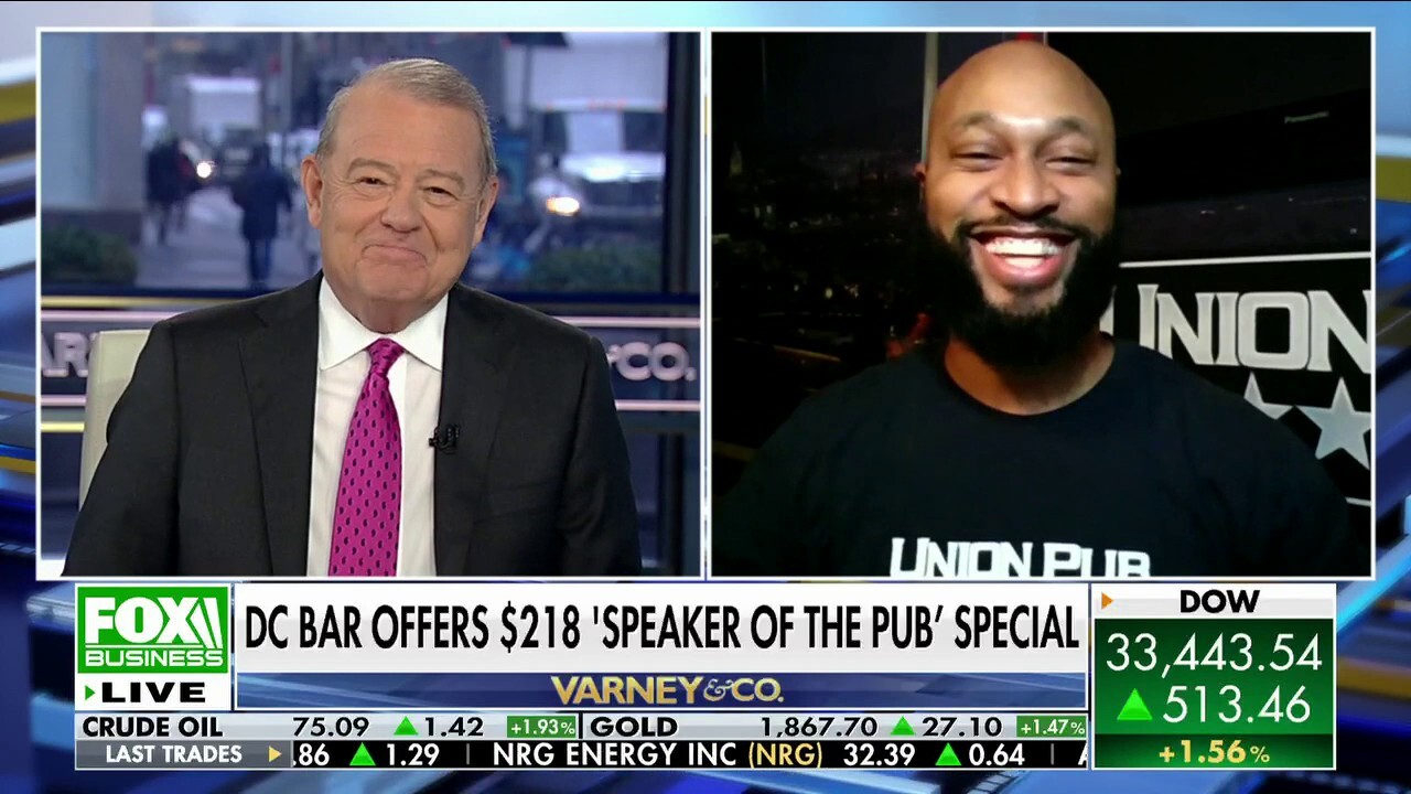 Union Pub general manager Chris Haley discusses the bar’s ‘Speaker of the Pub’ special that offers $218-worth of food and alcohol on ‘Varney & Co.’