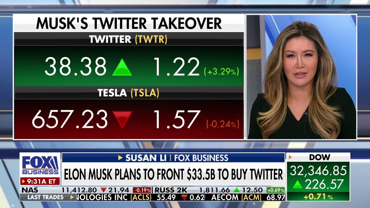 Elon Musk plans to front $33.5 billion to buy Twitter