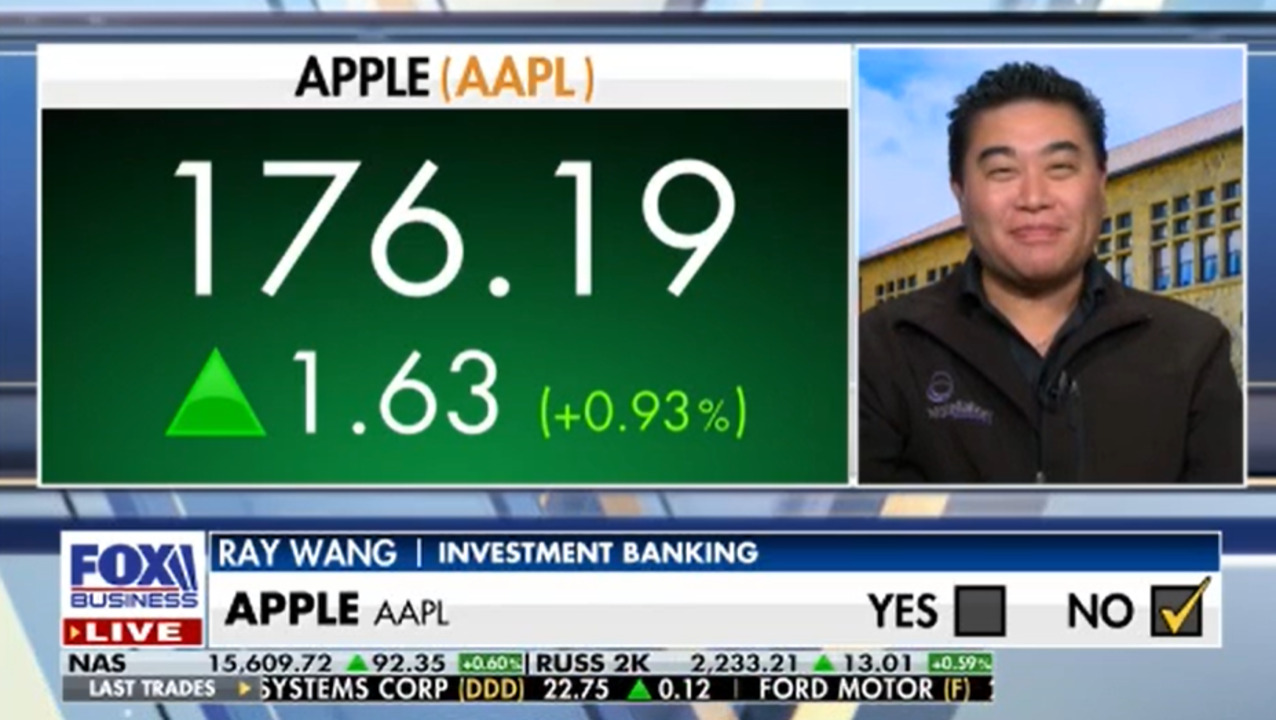 Constellation Research founder and Chairman Ray Wang discusses his outlook on Apple shares and the electric vehicle market.