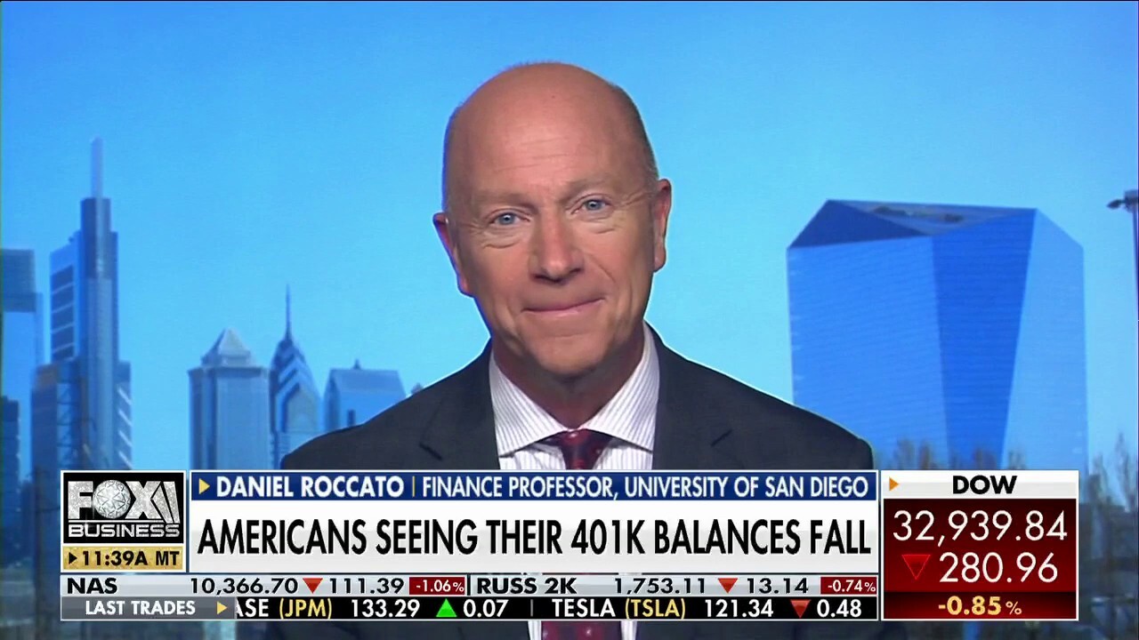 Personal finance expert Dan Roccato discusses some of the key contributors for Americans’ 401(k) balances plunging by 23 percent in 2022 on ‘Cavuto: Coast to Coast.’