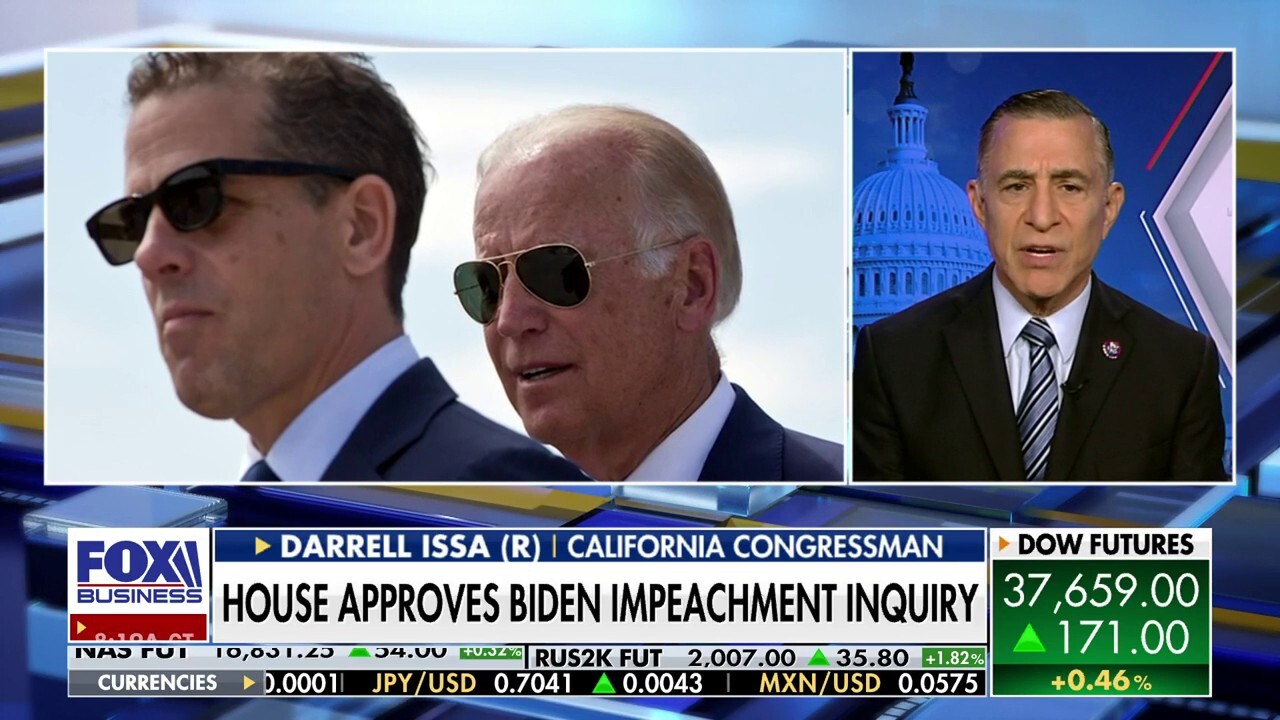 President Biden facilitated Hunter's contempt of Congress: Rep. Darrell Issa