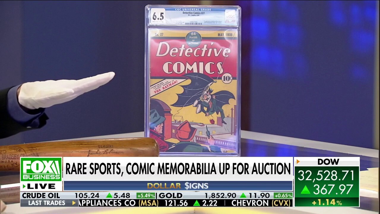 Ken Goldin, founder of Goldin Auctions, discusses rare sports and comic memorabilia on the auction block. 