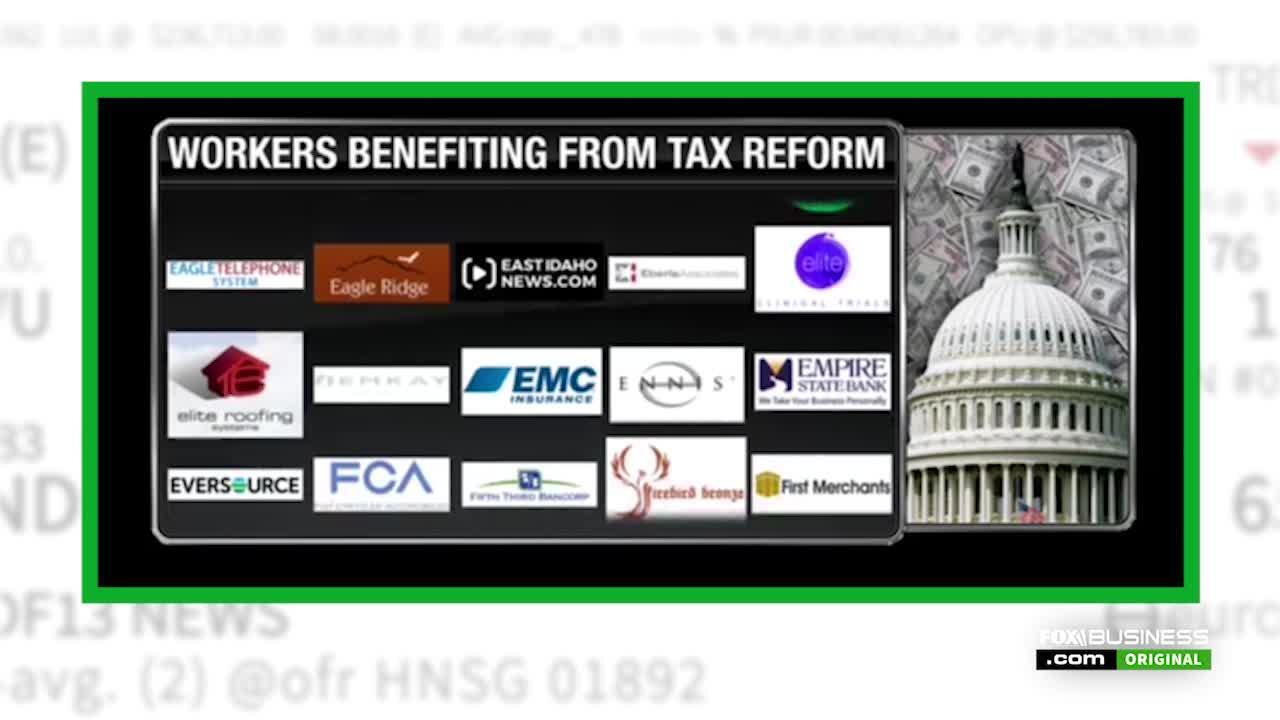 Tax reform winners: The companies rewarding its employees 
