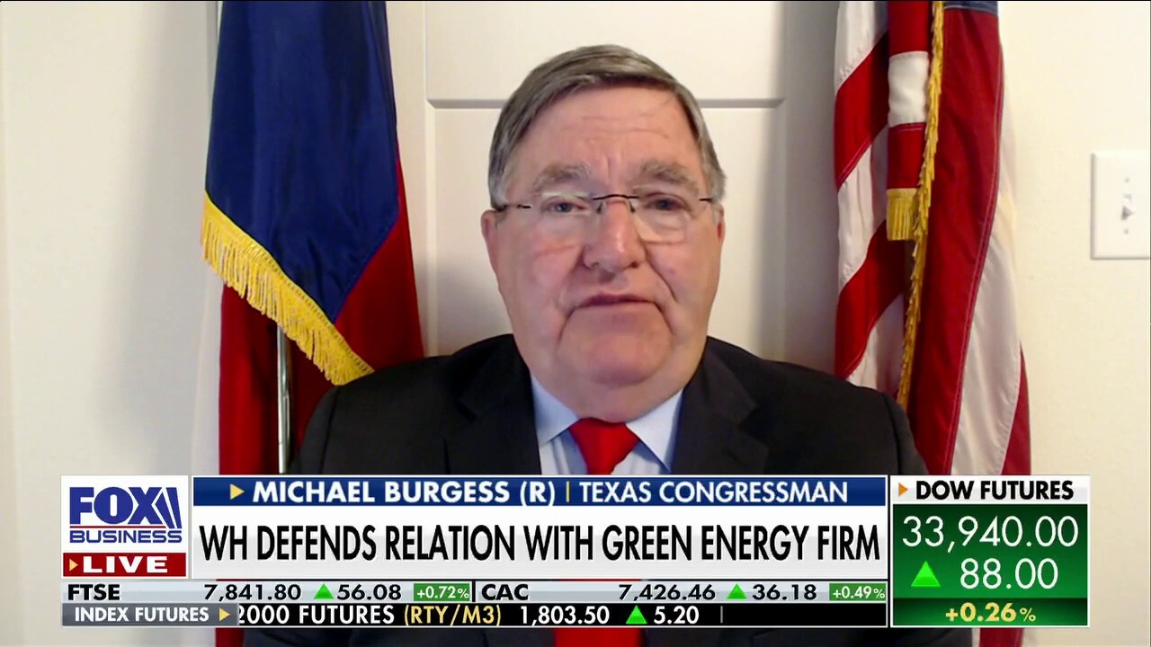 Rep. Michael Burgess on green energy agenda: 'All the warning signs should be going off'