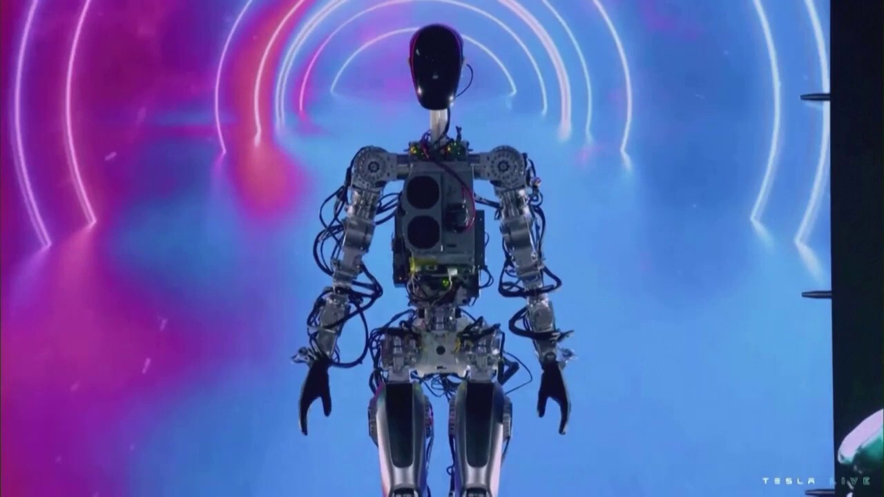 Tesla's Musk shows off humanoid robot 'Optimus' prototype