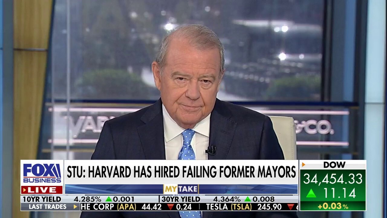 Varney & Co. host Stuart Varney discusses why Harvard University hired ousted Chicago Mayor Lori Lightfoot and former NYC Mayor Bill de Blasio to teach students how to run a city.