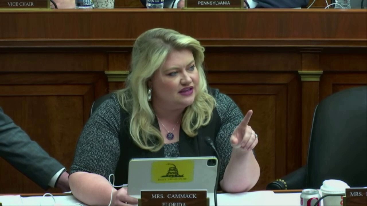 Rep. Kat Cammack, R-FL, grilled TikTok CEO Shou Zi Chew over an internal memo instructing senior staffers to "downplay the China association" and a threat video targeting House Energy and Commerce Chair Rep. Cathy McMorris Rodgers, R-WA.