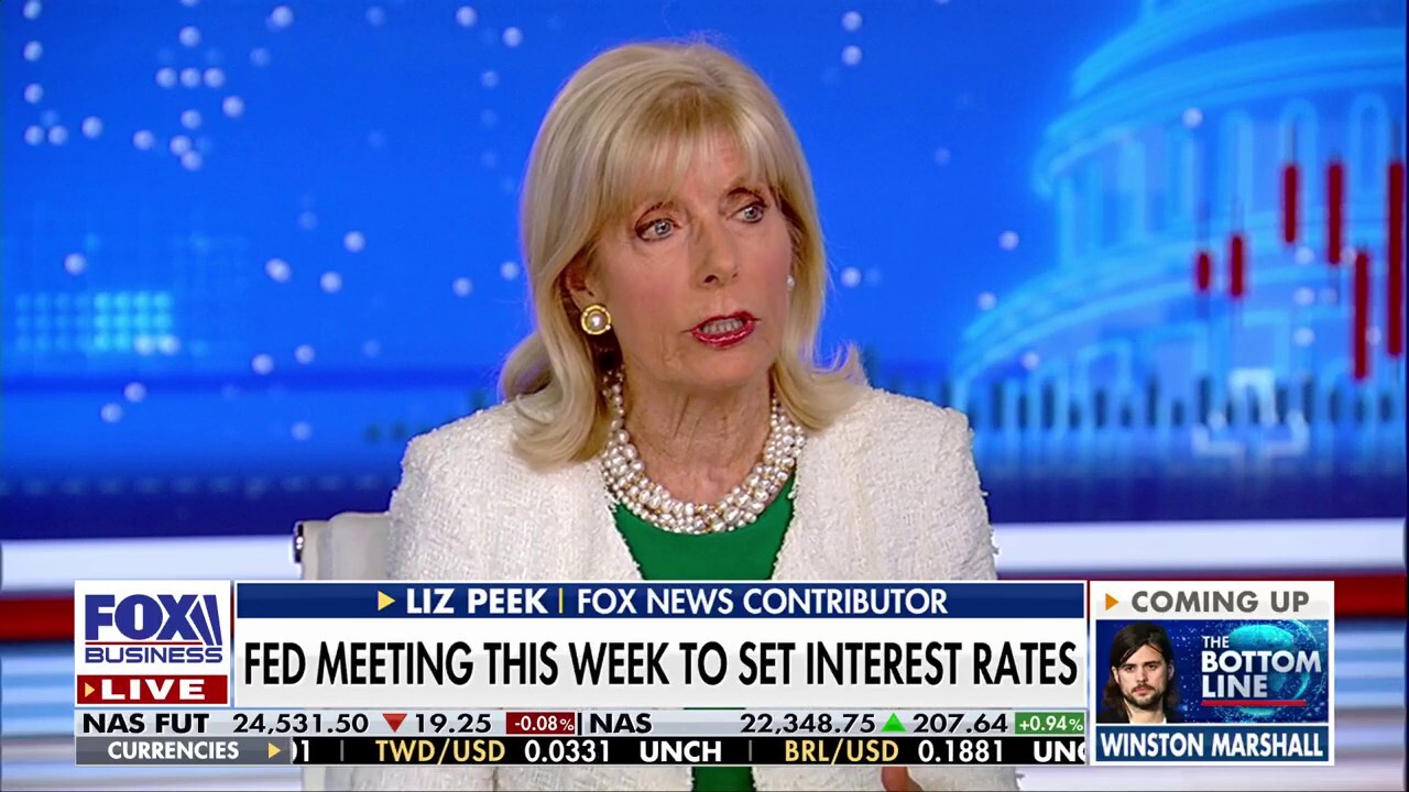 Fed cutting anything more than 25 points signals that they have been 'too late': Liz Peek