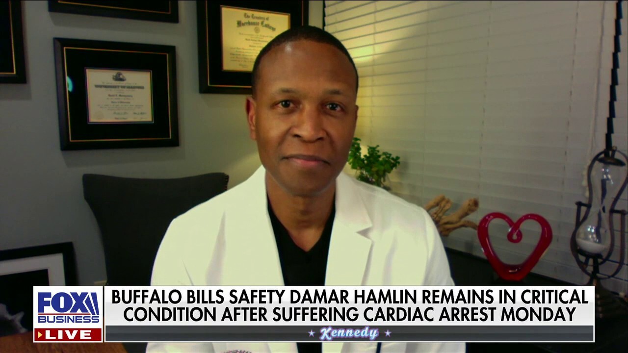 Cardiologist Dr. Dave Montgomery shares his theory on what happened to Damar Hamlin