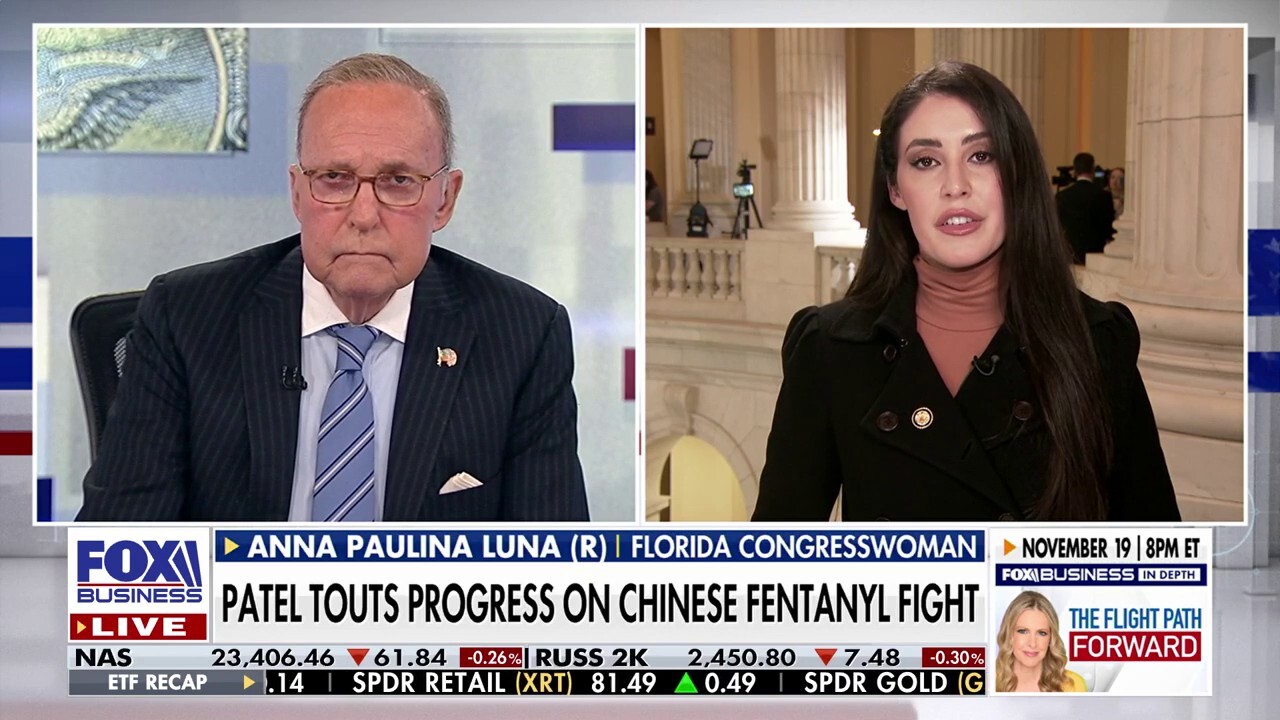 Rep. Anna Paulina Luna, R-Fla., discusses her efforts to halt congressional stock trading and the promise of a potential U.S.-China fentanyl plan on ‘Kudlow.’