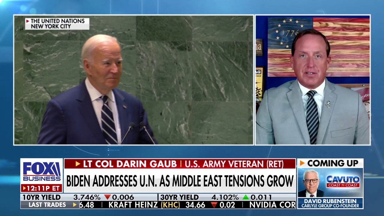 Biden's 'message of weakness' opened the door to war and conflict: Darin Gaub