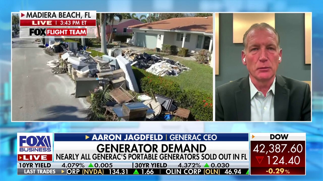 Generac CEO talks about keeping up with demand for generators this hurricane season