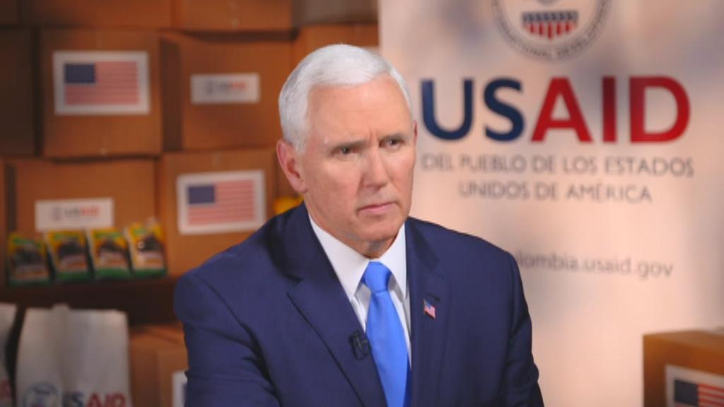 Mike Pence on US military action in Venezuela 