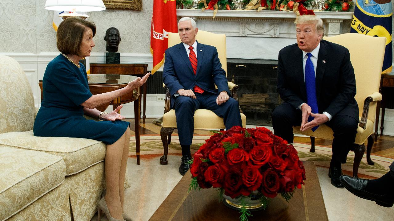 The blame game over the border wall debate and the partial government showdown