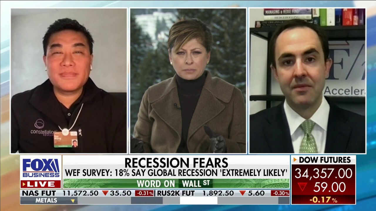 F/m Investments Chief Investment Officer Alex Morris and Constellation Research CEO R 'Ray' Wang discuss concerns about a global recession, a jump in consumer sentiment in January, and preview the financial markets ahead of earnings.
