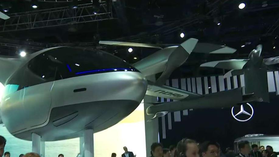 Uber debuts it’s all-electric flying taxi at Consumer Electronics Show