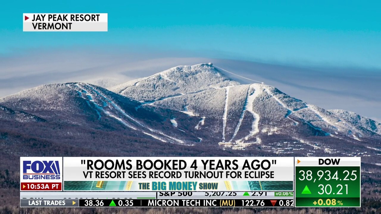 Jay Peak Resort President Steve Wright tells ‘The Big Money Show’ that he had rooms booked four years ago for the solar eclipse.