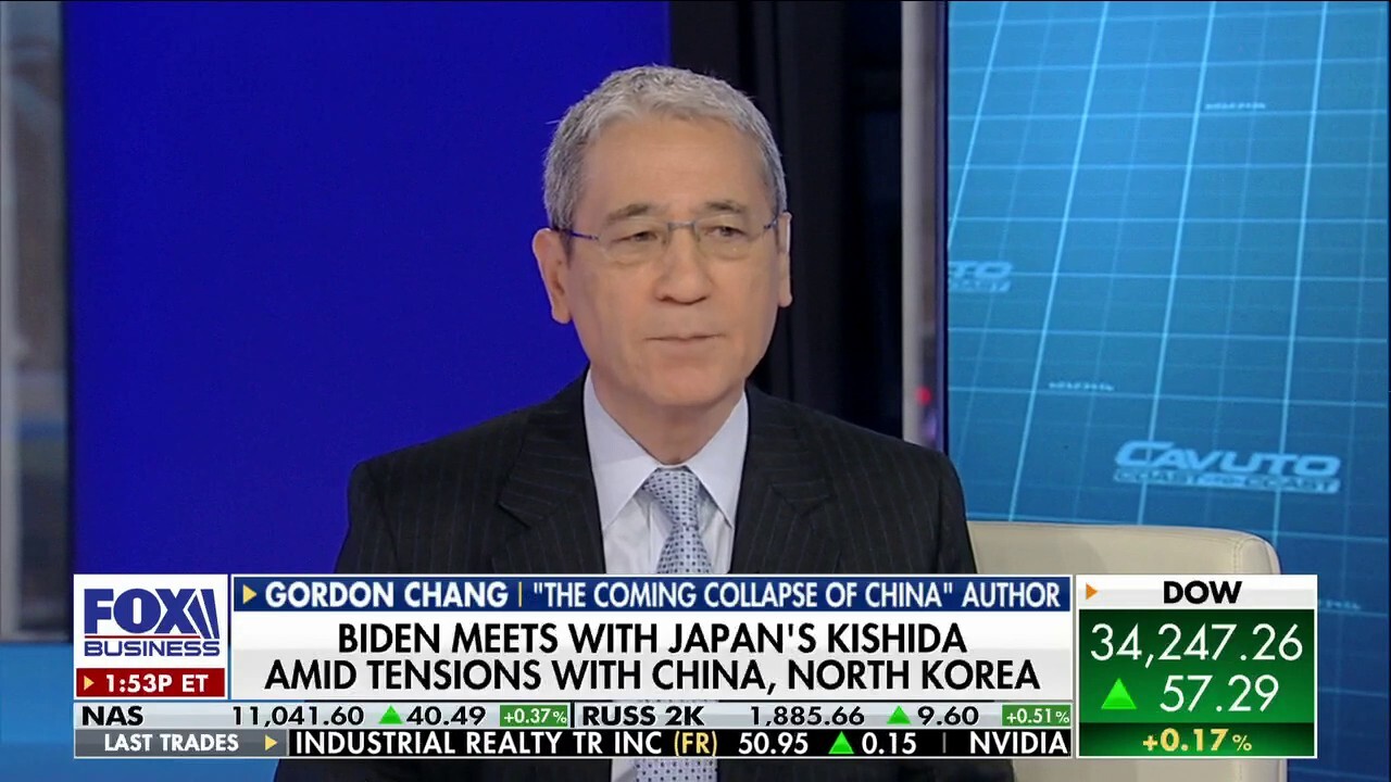 Author of "The Coming Collapse of China" Gordon Chang discusses the meeting with President Biden and the Japanese Prime Minister amid tensions with China, and China's management of COVID amid rising cases.