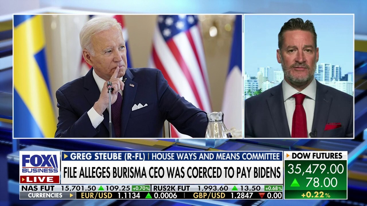 Evidence shows the Biden’s accepted millions in foreign bribes: Rep. Greg Steube