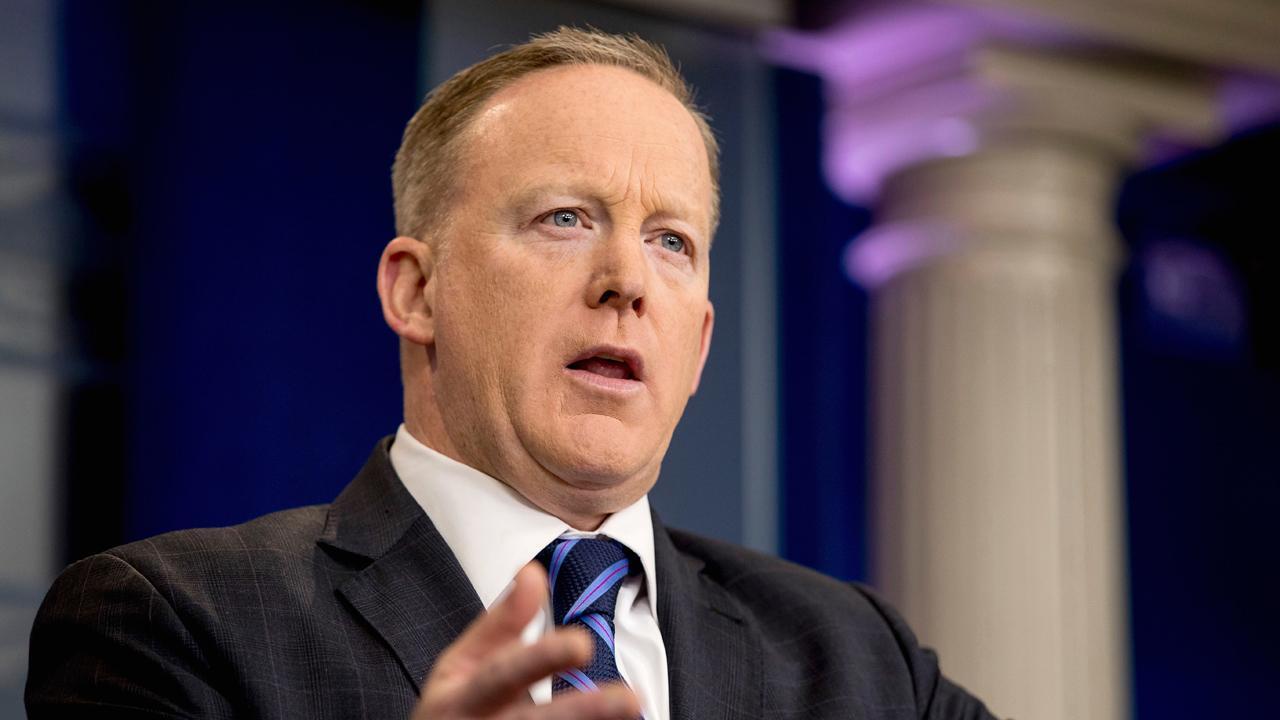 Sean Spicer on media's coverage of Trump: They are making up narratives