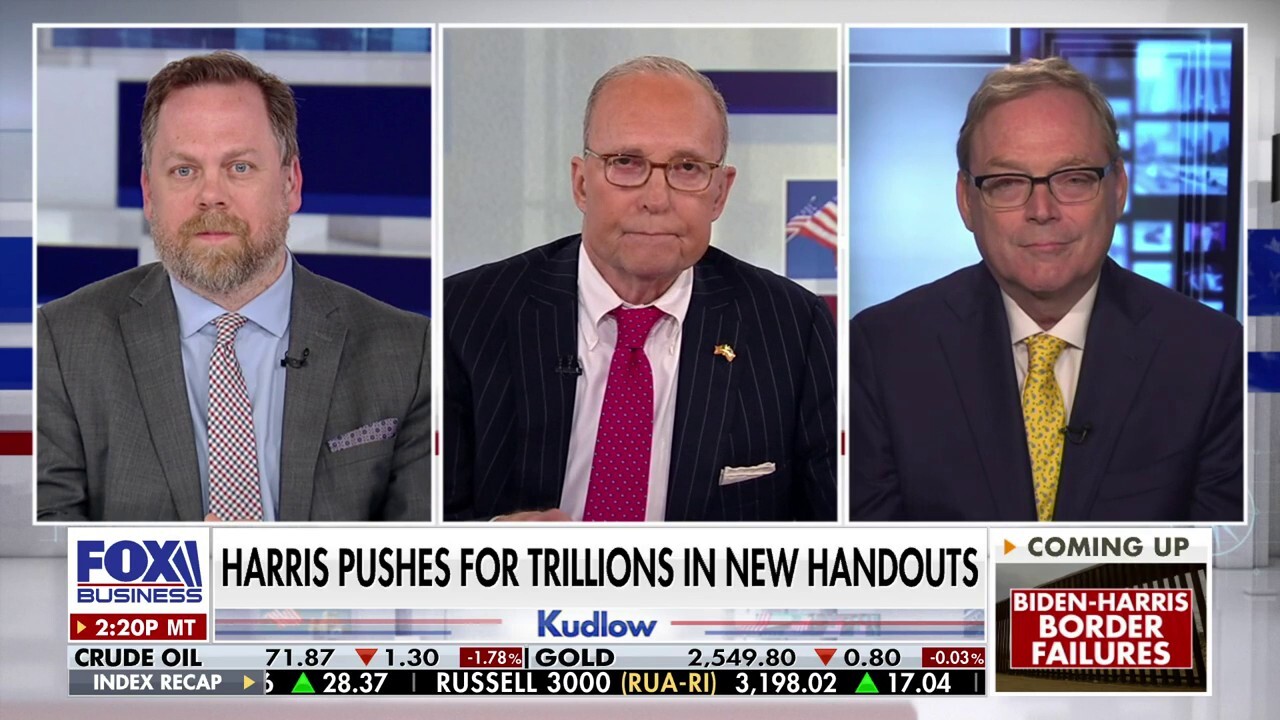 'Kudlow' panelists Kevin Hassett and John Carney react to bipartisan backlash to the vice president's economic agenda.