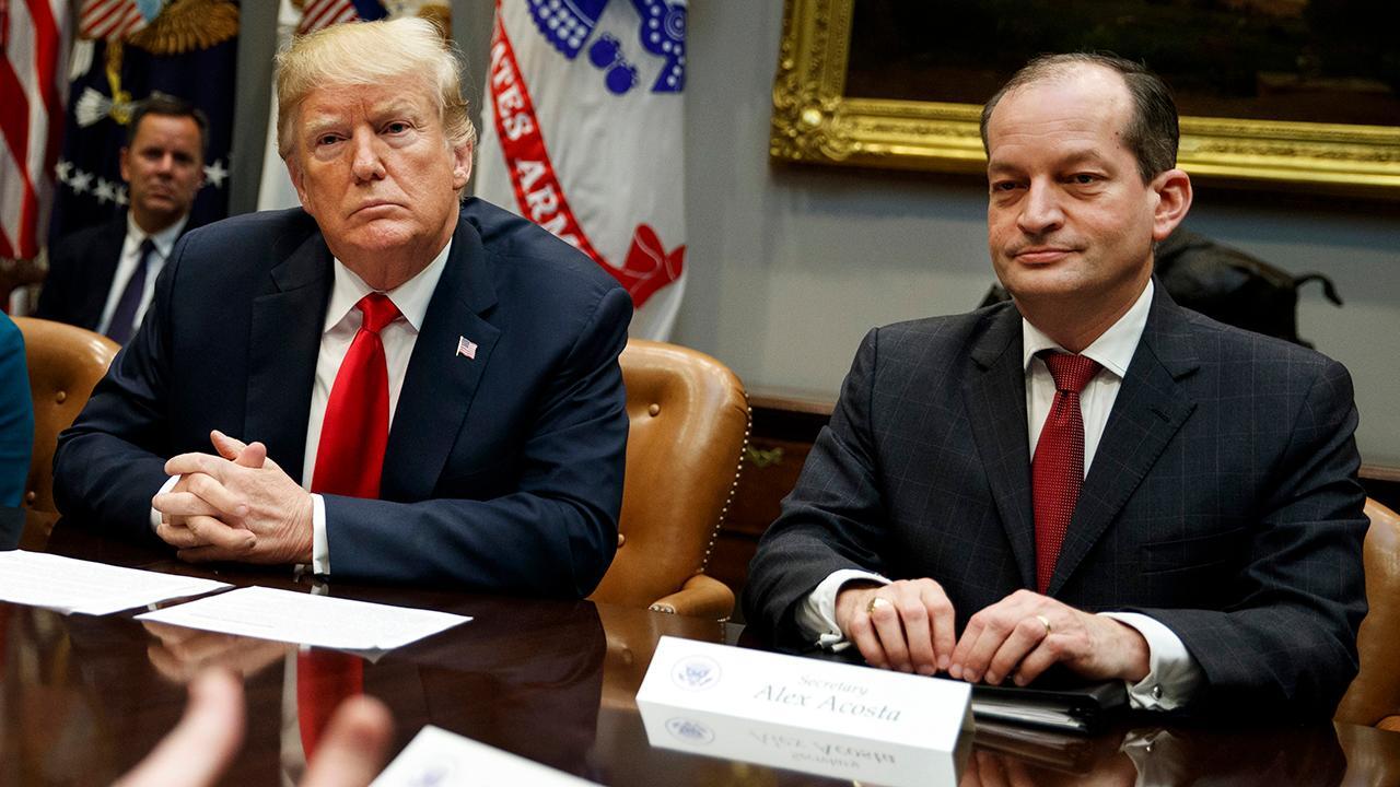 Trump: Acosta has been an 'excellent' labor secretary