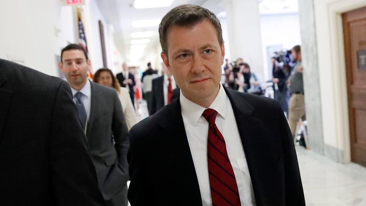 Democrats interrupt hearing over question directed at Strzok