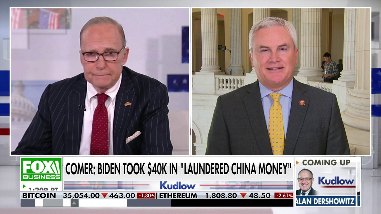 James Comer: Biden ‘laundered’ China money