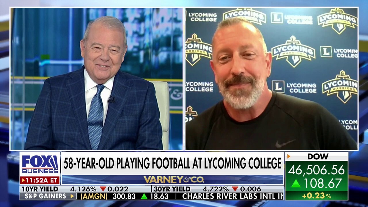 58-year old makes history playing college football at Lycoming College