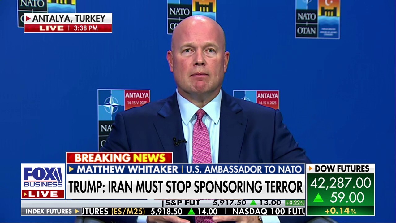 Trump is a 'peacemaker, and that is what he is doing on all fronts,' Matthew Whitaker says