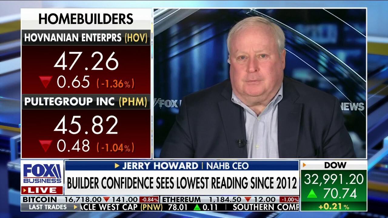 Home builders, construction 'looking at a rough year' ahead: Jerry Howard