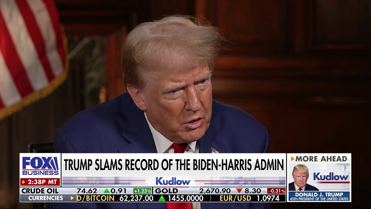 Former President Trump reacts to DHS reports that FEMA lacks funding for hurricane season on Kudlow.