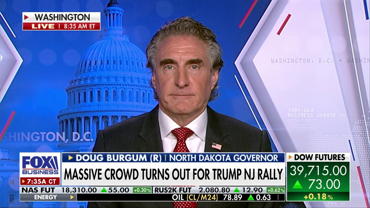 Love and support for Trump is huge: Gov. Doug Burgum