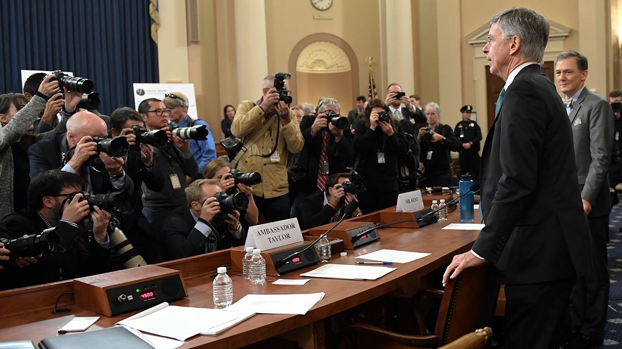 Was impeachment inquiry testimony based on hearsay? 