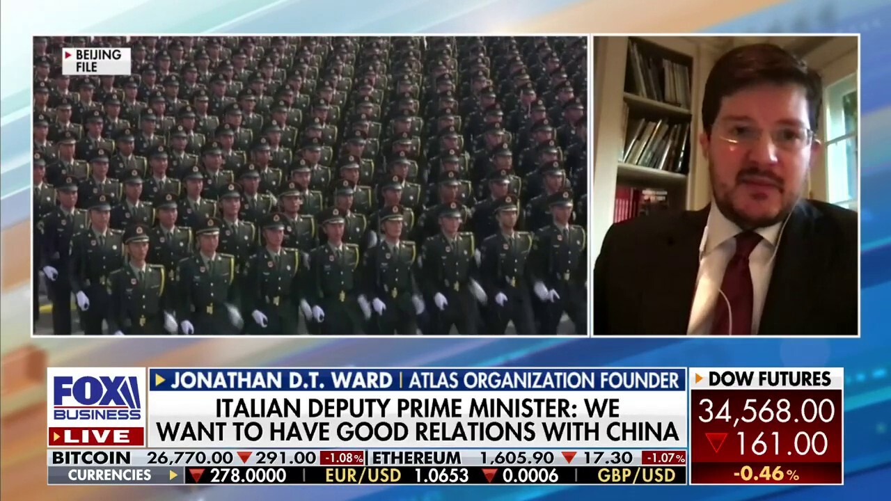 Atlas Organization founder Jonathan D.T. Ward joins Mornings with Maria to discuss China preparing for war, the increase of Chinese nationals at the border and Italy withdrawing from the Belt and Road Initative.