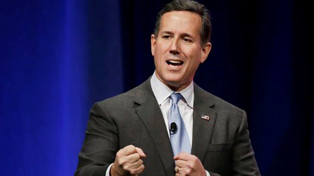 Santorum: I'm not running for Vice President, I'm running for President
