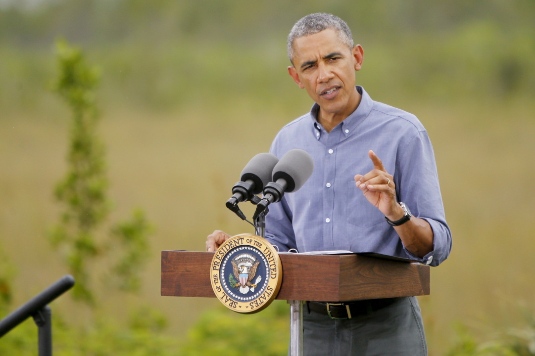 President Obama suggests climate change is larger threat than ISIS?